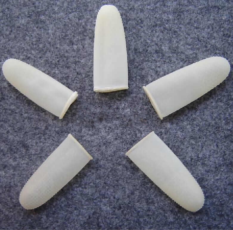 Latex Finger Glove Kit- Ivory white